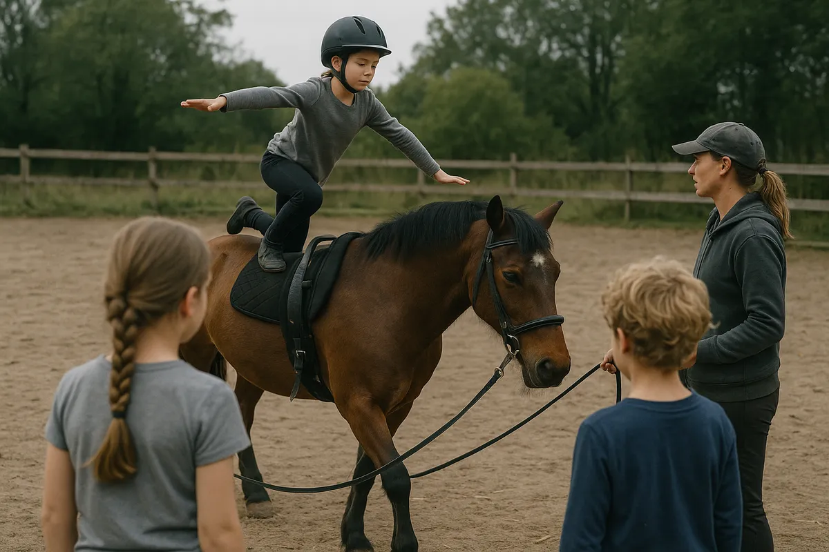 Kurs: Voltigieren, Turnen und Tanzen auf dem Pferd